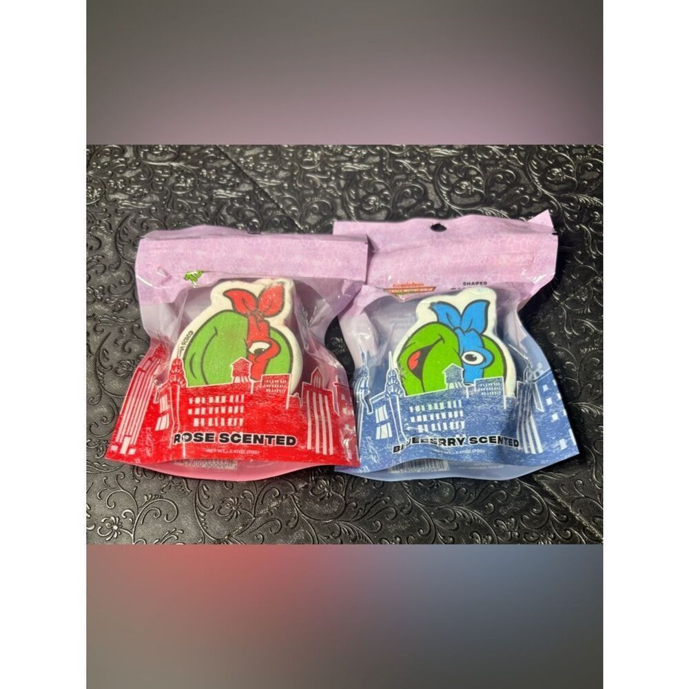 New Teenage Mutant Ninja Turtles Scented Novelty Packs - Red & Blue set of 2
